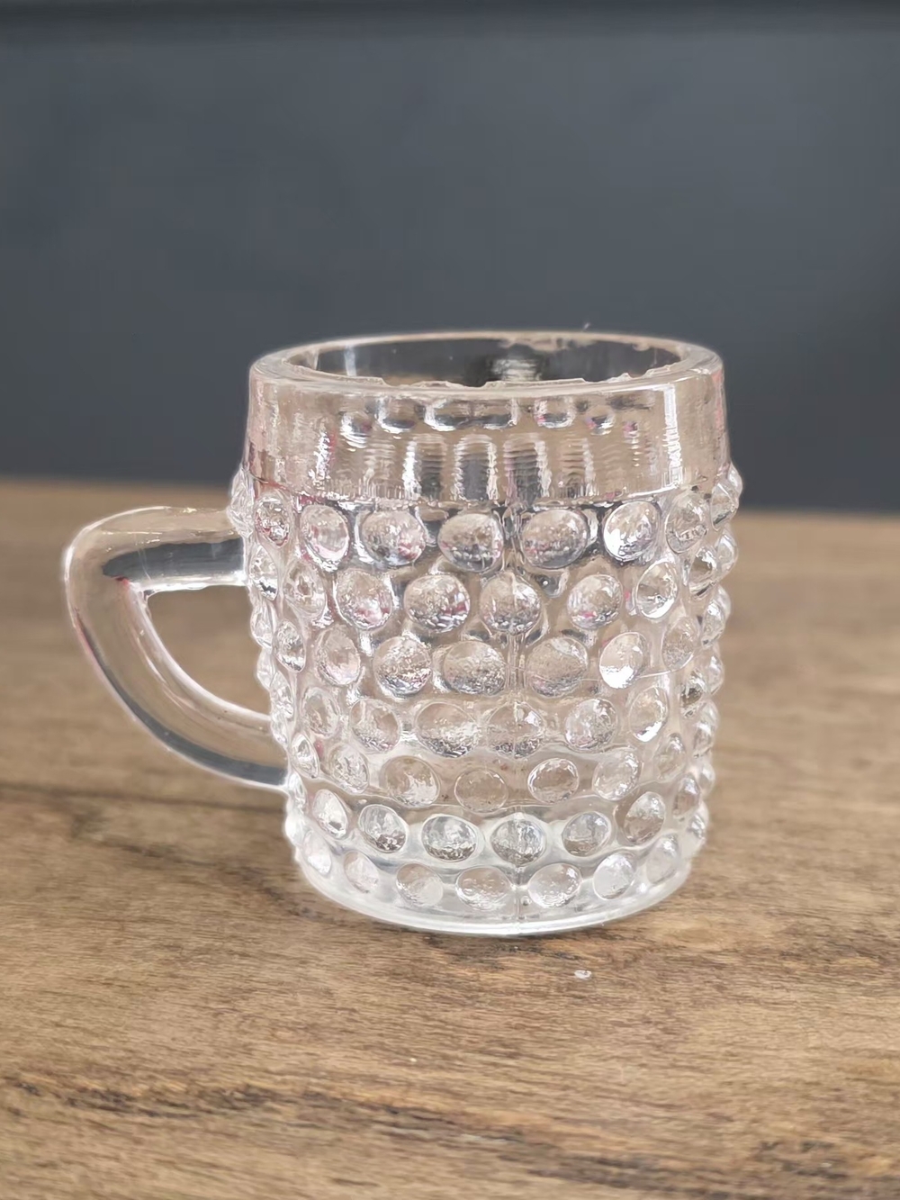 Glass crystal cup